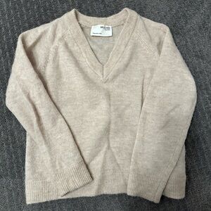 SELECTED femme Beige V-Neck Sweater